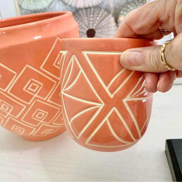 Anthropologie Terrain Ceramic Planter  2-PC Set - Picture 4 of 12